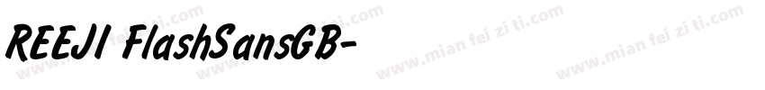 REEJI FlashSansGB字体转换